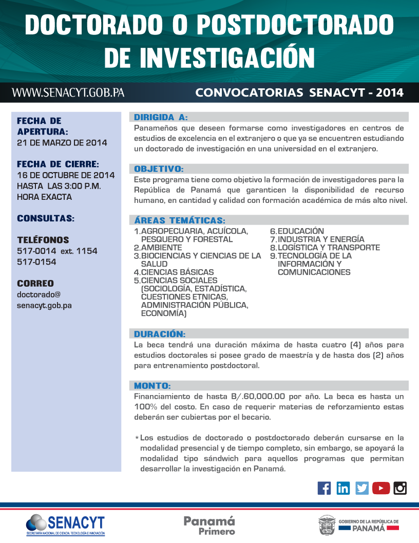 convocatoria