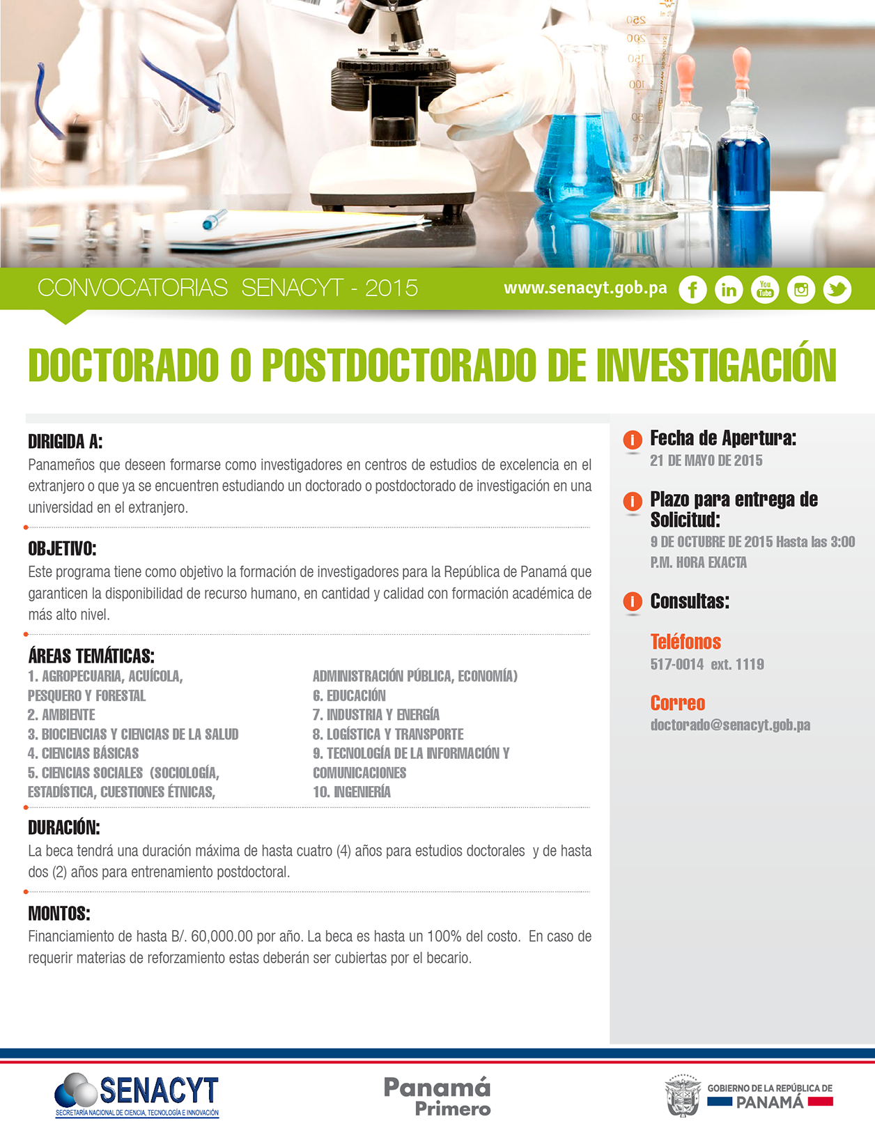 convocatoria