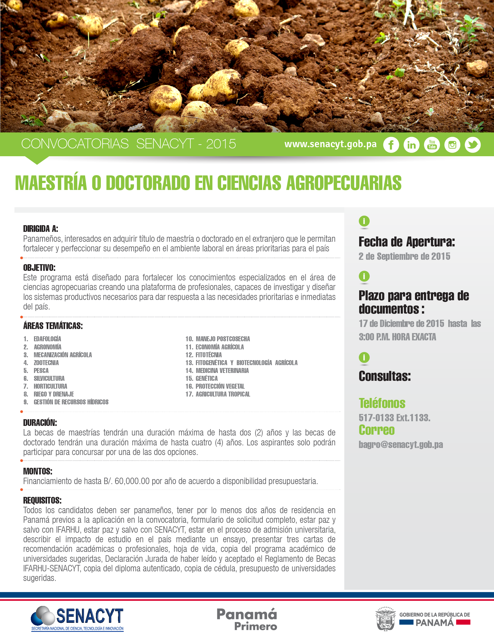 convocatoria