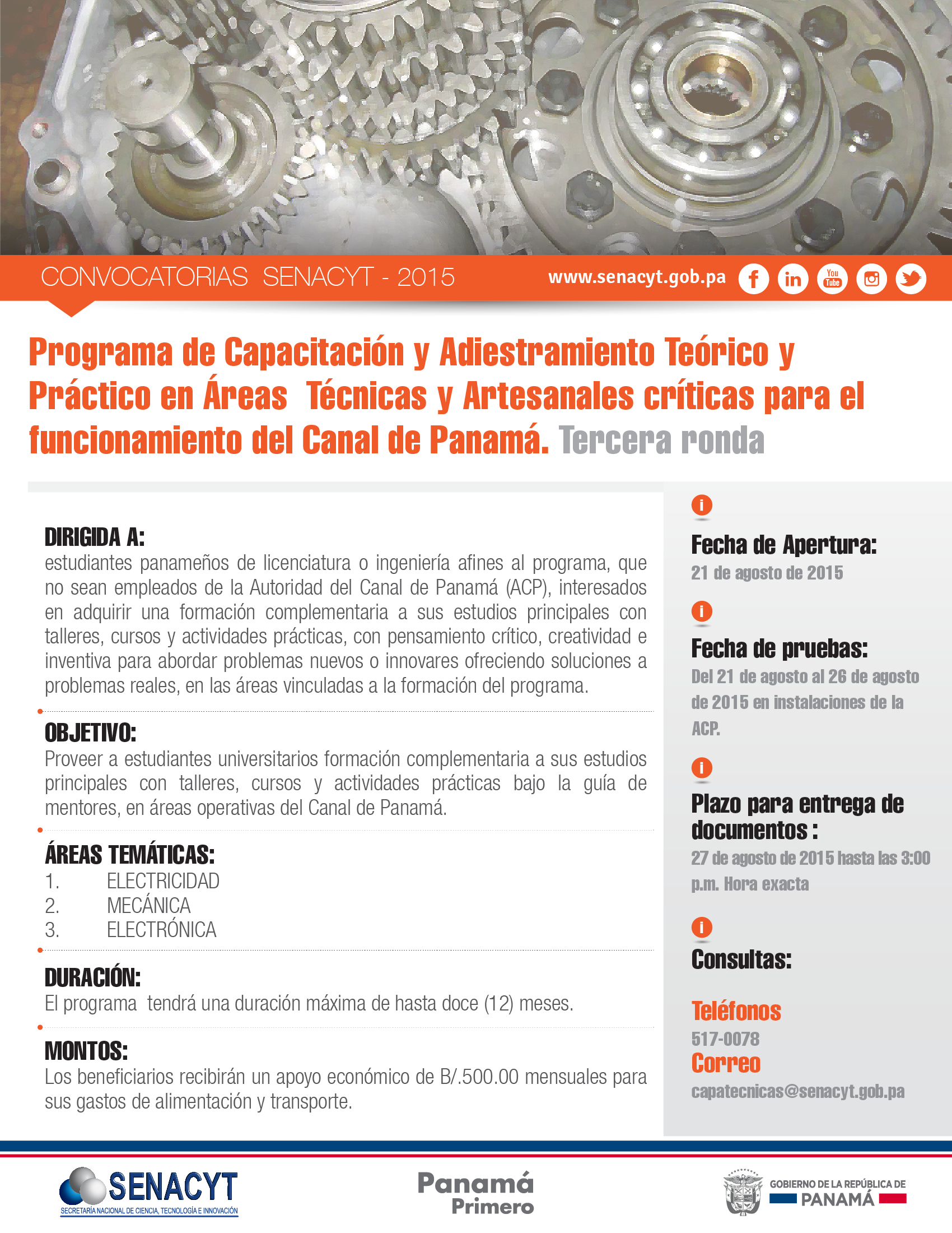 convocatoria