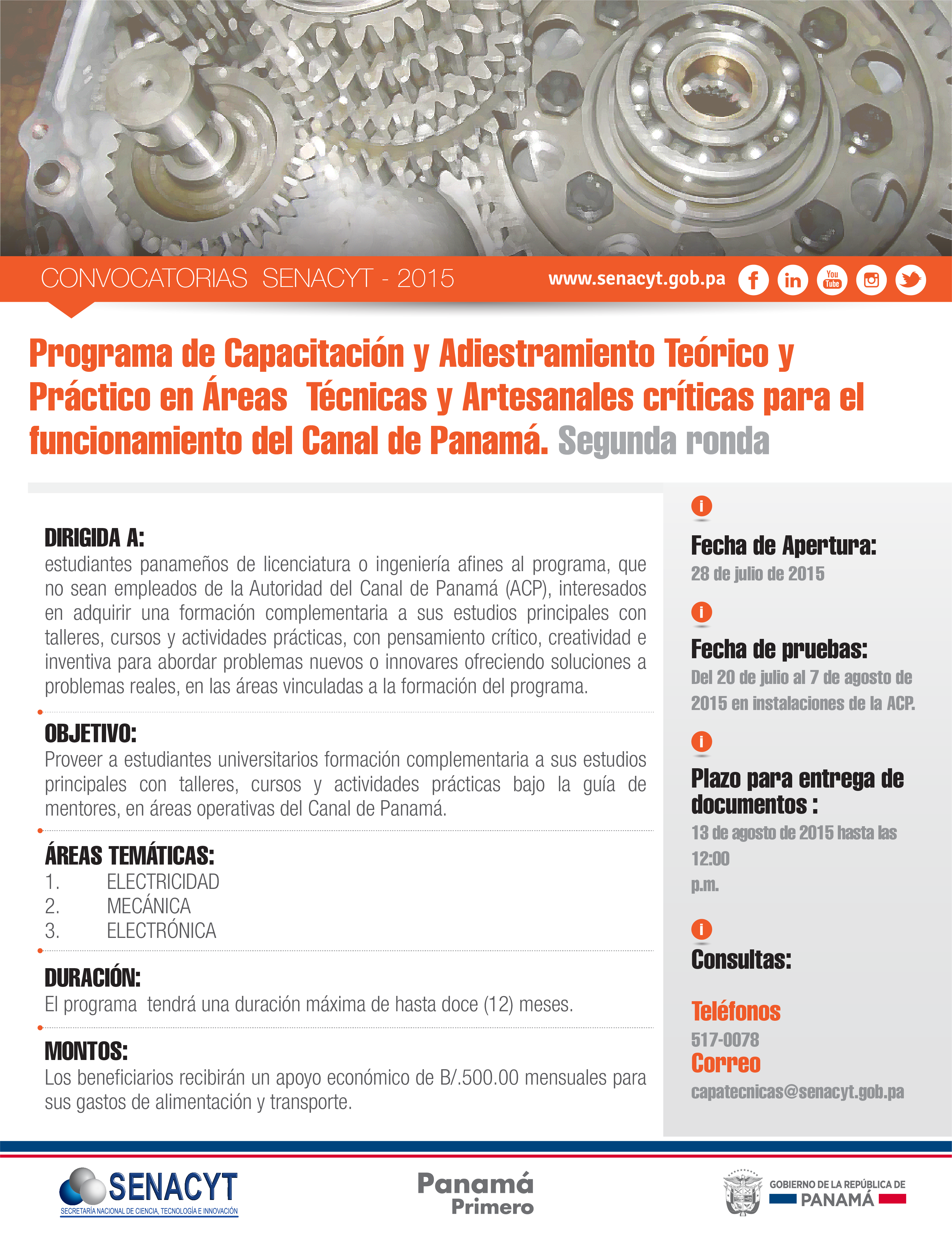 convocatoria