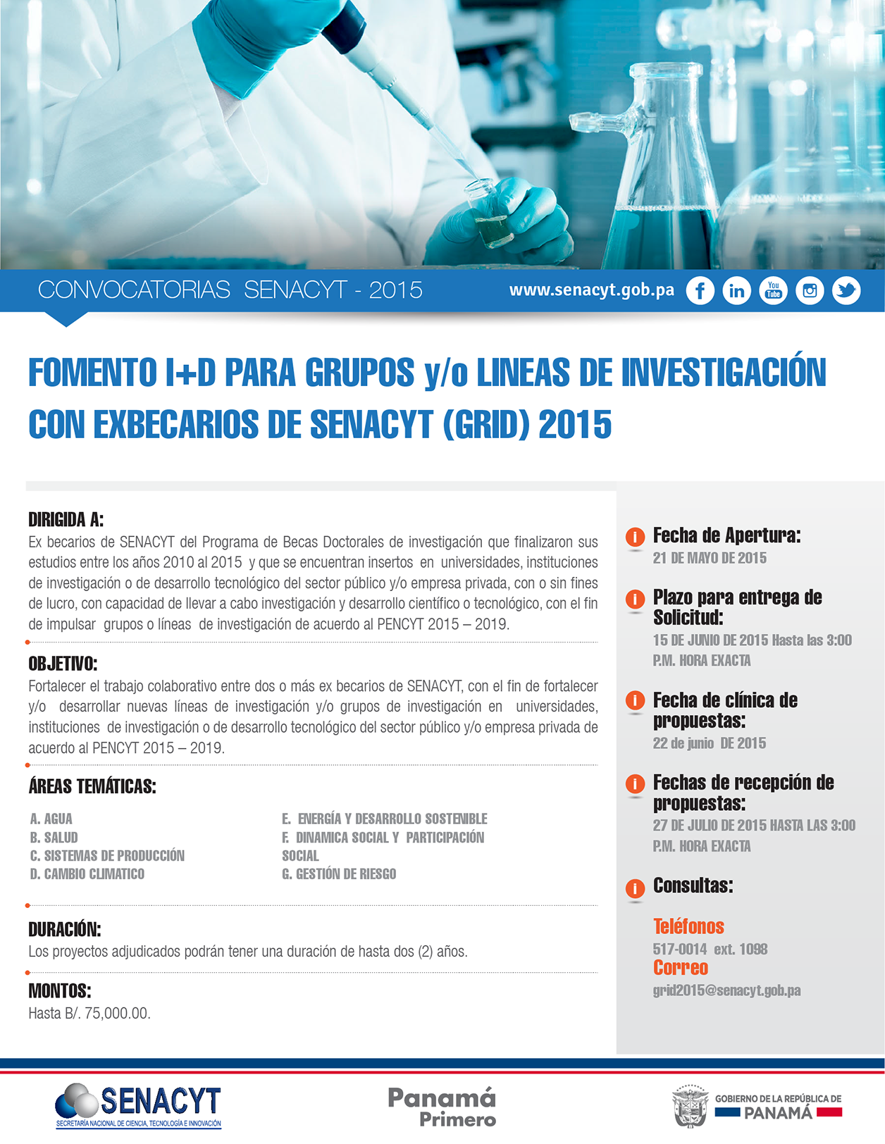 convocatoria