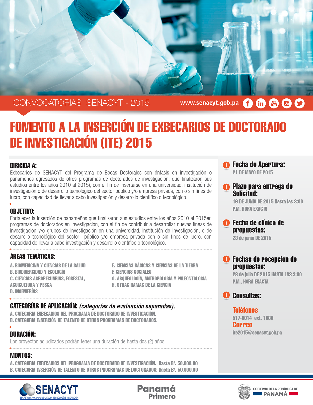 convocatoria