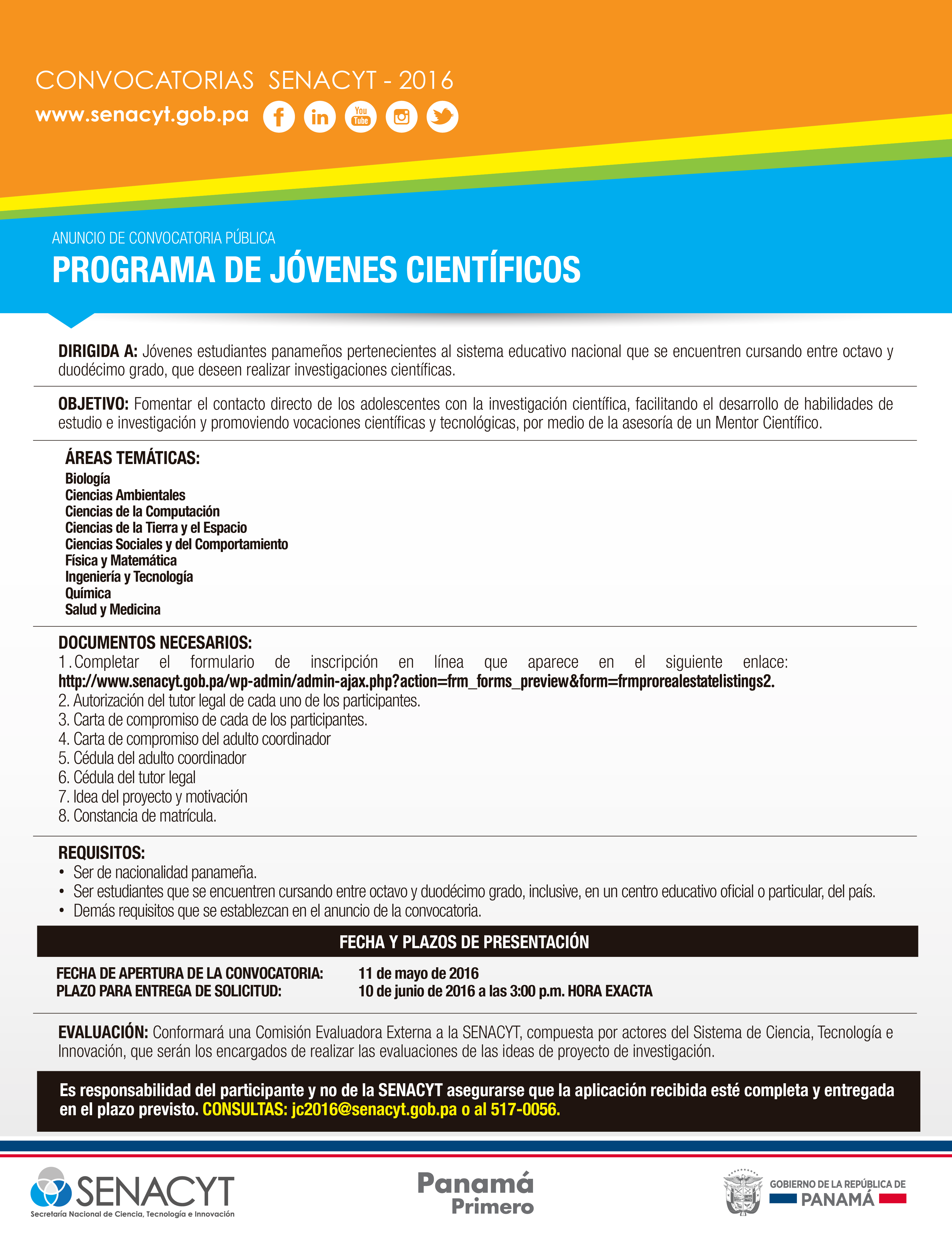 convocatoria