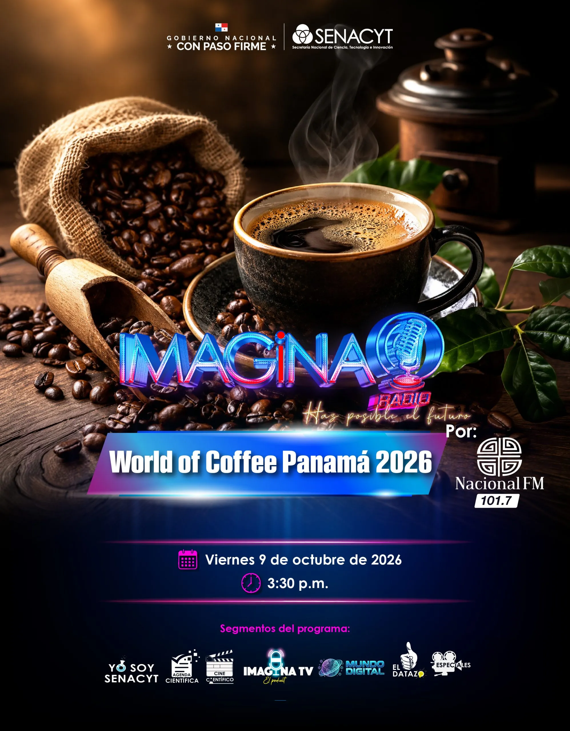 🎙️☕¡El World of Coffee Panamá 2026  en IMAGiNA Radio! Por primera…